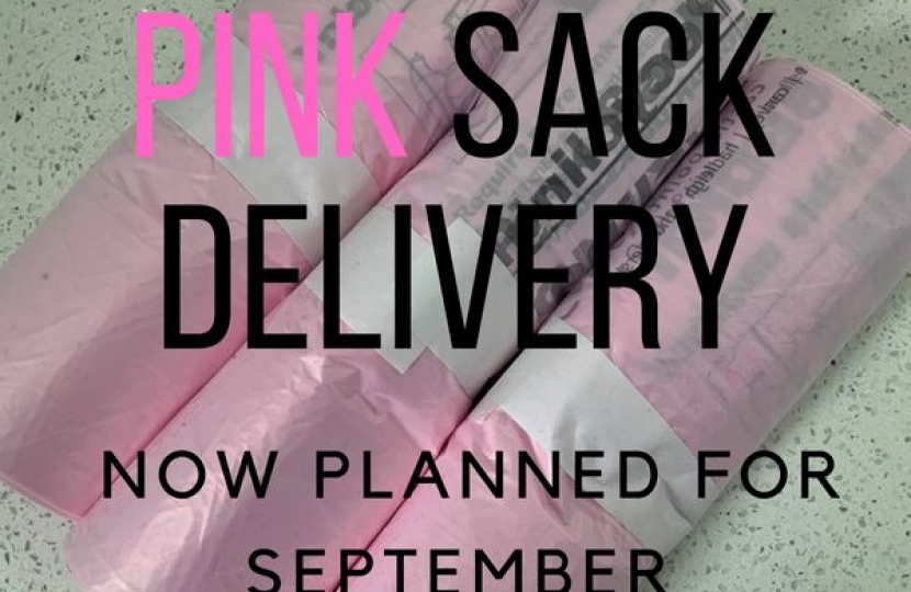 Pink & Black sacks