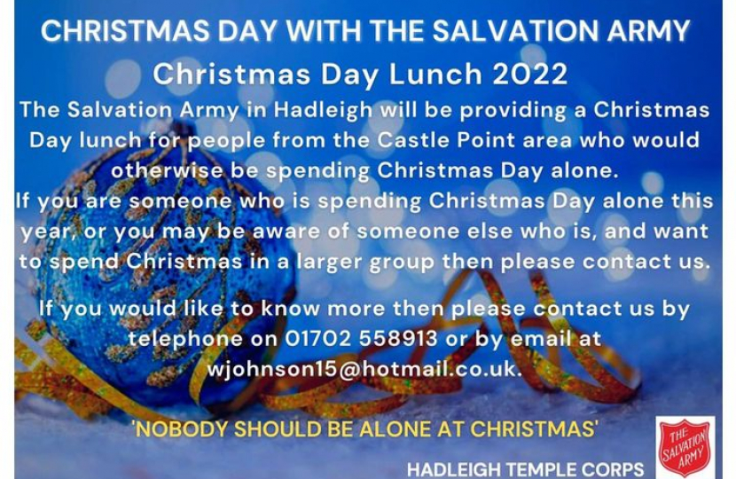 Christmas Day with the Salvation Army