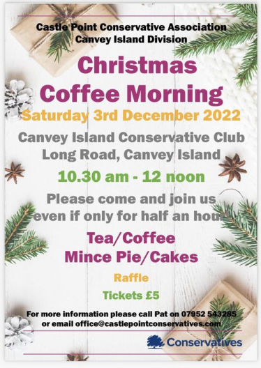 Canvey Conservatives Christmas Coffee Morning